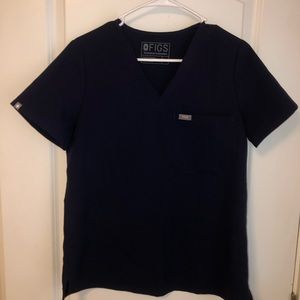 Navy Blue Figs scrub set